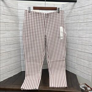 a new day Brown Checkered Skinny Pants